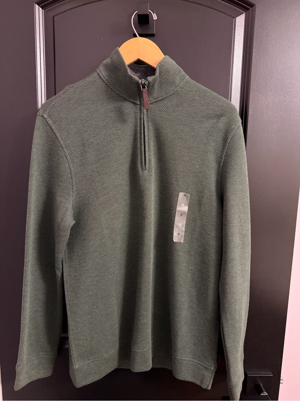 Men's Tasso Alba Quarter-Zip Sweater - Green NWT